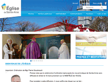 Tablet Screenshot of diocese-ste-anne.net